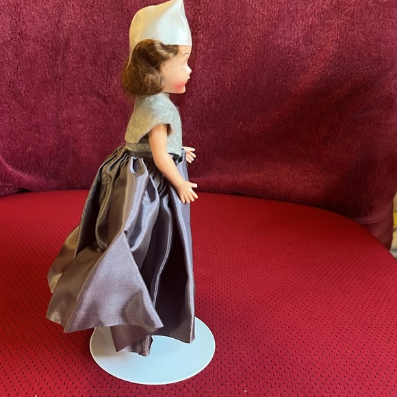 Vintage Red cross nurse doll with sleepy eyes fibre-craft materials stand 7" - Picture 14 of 14